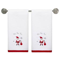 Avanti Ho Ho Ho 2pk. Embroidered Towel Collection