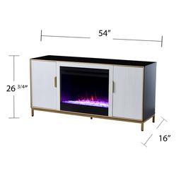 Southern Enterprises Daltaire Color Changing Fireplace
