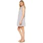 Women da-sh Sleeveless Collar Side Pocket Stripe Shift Dress - image 4