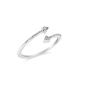 Haus of Brilliance 1/5ctw. Diamond Double Arrowhead Open Ring - image 3