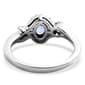 Gemstones Classics&#8482; Sterling Silver Tanzanite & White Topaz Ring - image 3