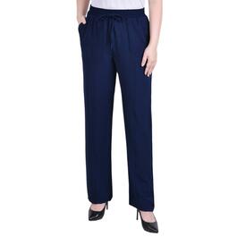 Womens NY Collection Pull On Solid Airflow Pants
