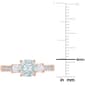 Gemstone Classics™ Aquamarine & Lab Created White Sapphire Ring - image 4