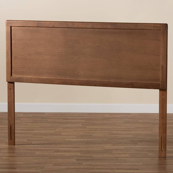 Baxton Studio Alan Ash Walnut Finished Wood Headboard