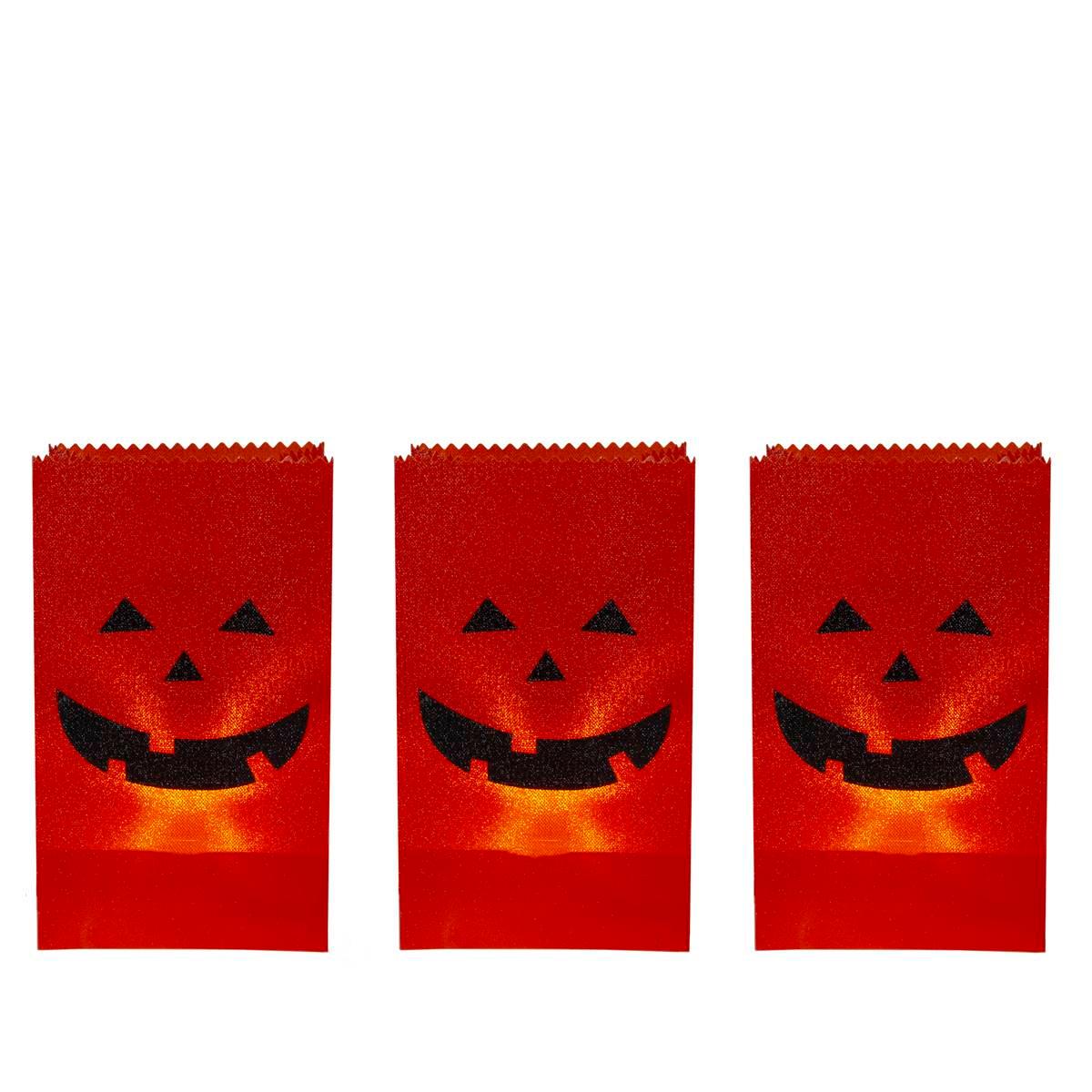 Northlight Seasonal 3pk. Jack-O-Lantern Luminary Pathway...