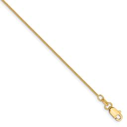 Unisex Gold Classics™ .7mm. 14k Gold Box Chain 14in. Necklace