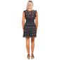 Juniors No Comment Flutter Sleeve Smocked Waist Tier A-Line Dress - image 2