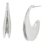 Steve Madden Oval Flat Huggie Earrings - image 1