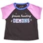 Girls (7-16) Shaded Pink Forever Hunting Demons Tee - image 1