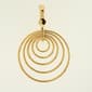 Wearable Art Gold Swinging Circles Slider Enhancer - image 1