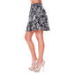 Womens White Mark Heidi Leaves Flare Skirt - image 2