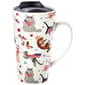 Godinger Cat Americana Travel Mug - image 1