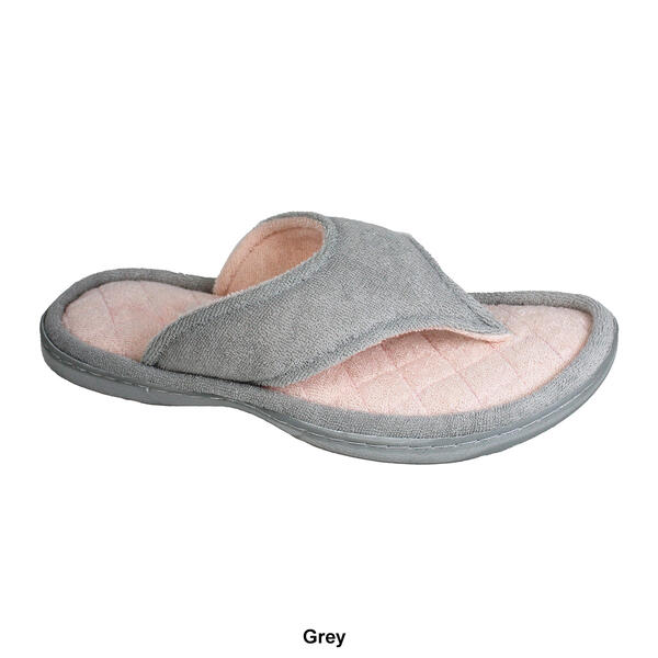 Womens Ellen Tracy Terry Thong Slippers