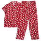 Juniors Pillow Talk Cats Hearts Top & Pants Pajama Set - image 1