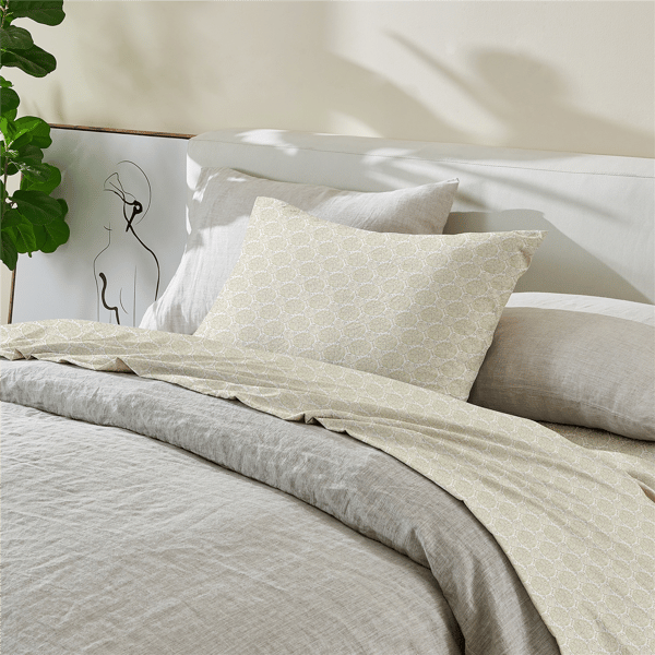 Patina Vie Maison Leiea Microfiber Grove Tiles Sheet Set