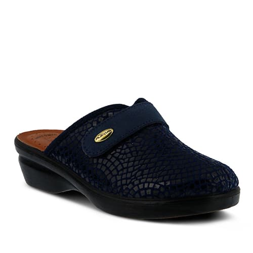 Womens Flexus(R) By Spring Step Merula Wedge Clogs - Navy - image 