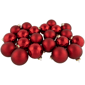 Northlight 72ct. 2-Finish Glass Christmas Ball Ornaments - image 1
