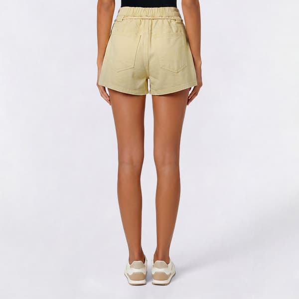 Juniors Celebrity Pink A-Line Mid Rise Drawstring Shorts