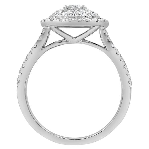 Diamond Classics™ 10kt. White Gold 1ctw. Diamond Engagement Ring