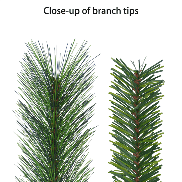 Puleo International 7.5ft. Unlit Colorado Pine Christmas Tree