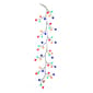 Kurt S. Adler 6ft. Green Garland w/ 48 Multicolor LED Ball Lights - image 1