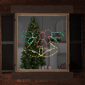 Northlight Lighted Christmas Bell & Bow Window Silhouette Décor - image 2