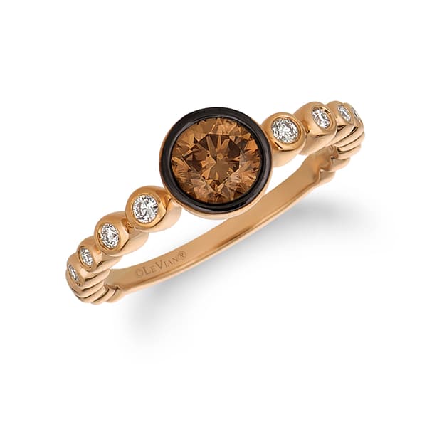 Le Vian(R) Chocolatier(R) Diamond & 14kt. Strawberry Gold(R) Ring - image 