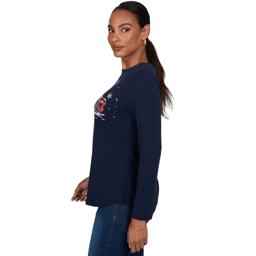 Petite Ruby Rd. Happy Holidays Christmas Truck Tee