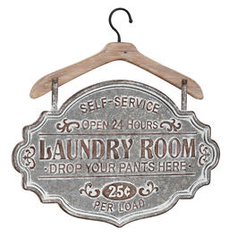 9th &amp; Pike(R) Farmhouse Style Metal Laundry Room Sign