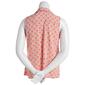 Plus Size Notations Sleeveless Lattice Casual Button Down - image 2