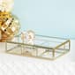 CosmoLiving by Cosmopolitan Gold Glass Jewelry Box - image 3