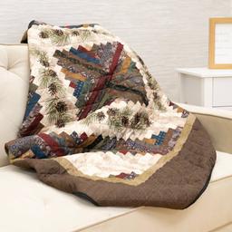 Donna Sharp Your Lifestyle Whitley Rustic Quilted Throw