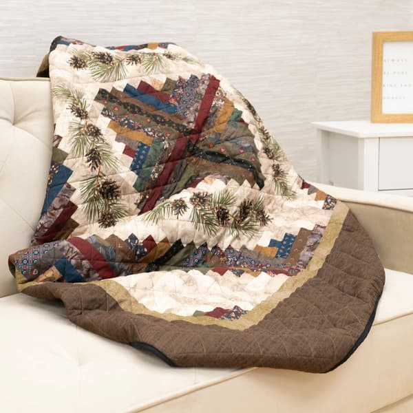 Donna Sharp Your Lifestyle Whitley Rustic Quilted Throw