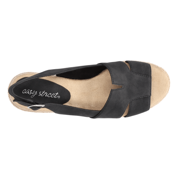 Womens Easy Street Resort Espadrille Wedge Sandals