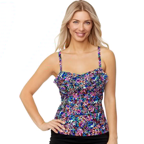 Womens Leilani Kauai Breeze Tankini Swim Top - image 