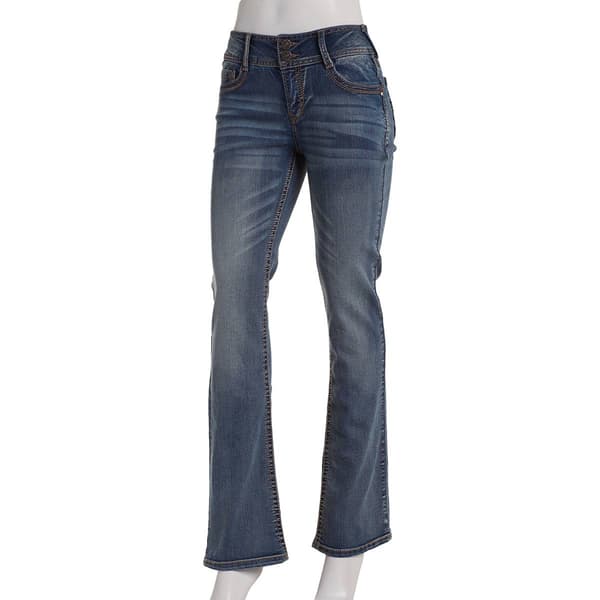 Juniors Wallflower Luscious Curvy Mid Rise Bootcut Jeans