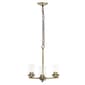 Lalia Home 3-Light Classic Contemporary Clear Glass Chandier - image 4