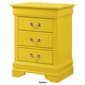 Passion Furniture Louis Philippe 3-Drawer Nightstand - image 8