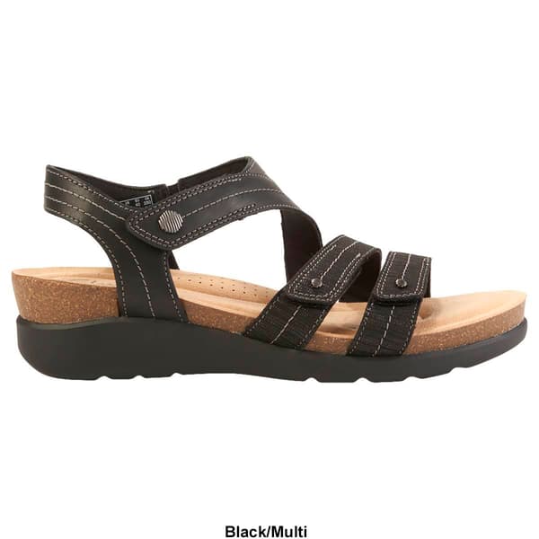 Womens Clarks® Calenne Clara Strappy Sandals - Boscov's