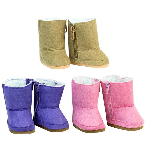 Sophia&#39;s(R) Set of 3 Suede Winter Boots - image 