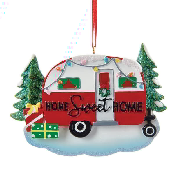 Kurt S. Adler Home Sweet Home Camper Ornament - image 