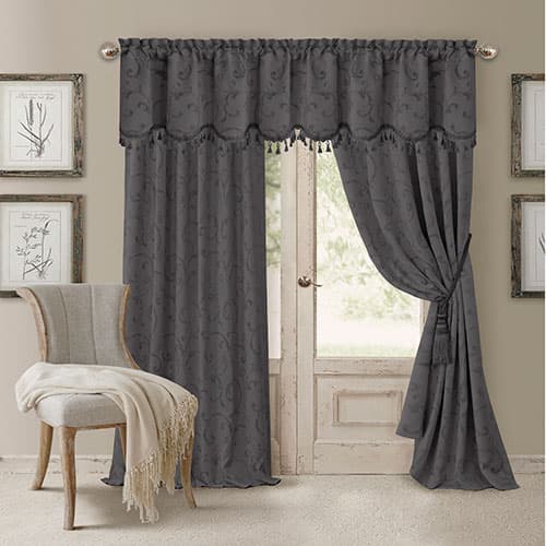 Elrene Mia Blackout Jacquard Curtain Panel