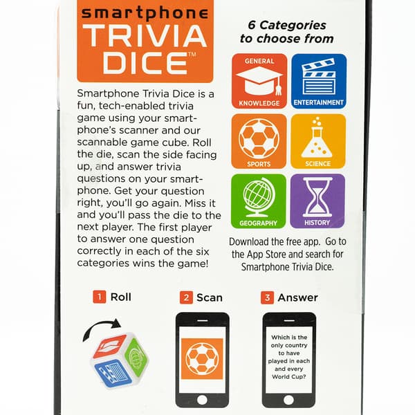 Continuum Games Smartphone Trivia Dice