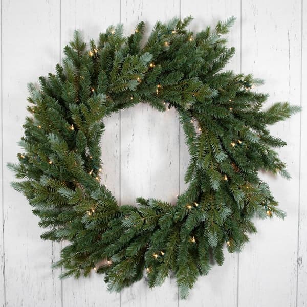 Northlight Seasonal 24in. Pre-Lit Artificial Christmas Wreath