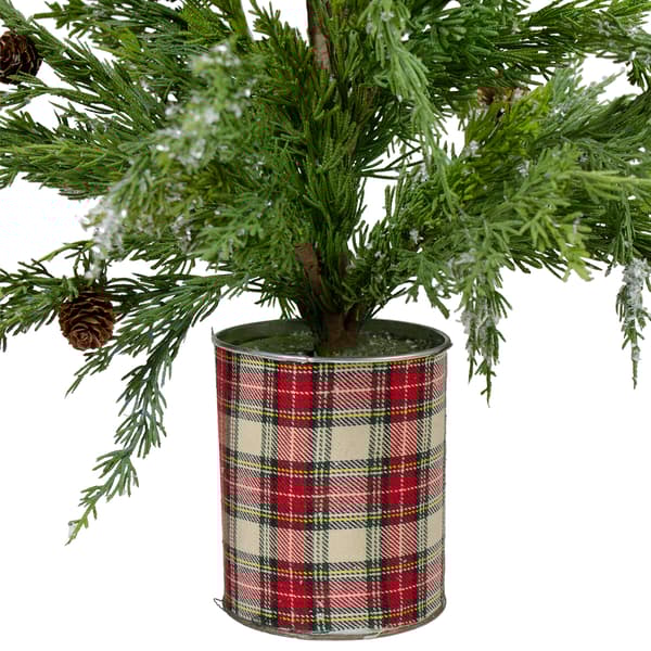 Northlight Real Touch™ Potted Iced Cedar Christmas Tree