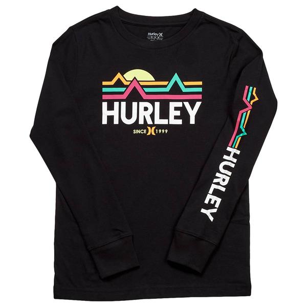 Boys (8-20) Hurley Mountain Horizon Long Sleeve Tee - image 