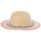Girls Capelli&#174; New York Multi-Stripe Beaded Floppy Sun Hat - image 2