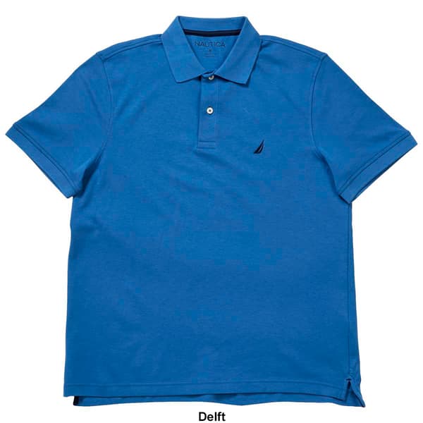 Mens Nautica Short Sleeve Interlock Polo