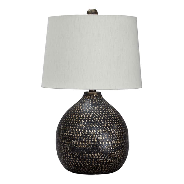 Signature Design by Ashley Black And Gold Metal Table Lamp - image 