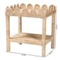 bali & pari Sumana Bohemian Scallop Natural Rattan Side Table - image 7